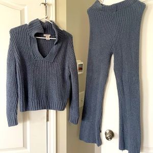 Grey Knit Set Size Medium